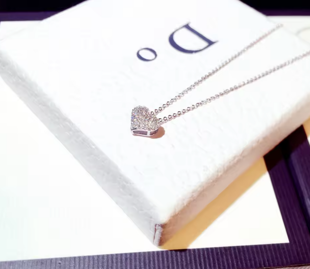 Zircon Love Heart Necklace for Women