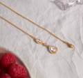 Exquisite Waterdrop Zircon Pendant Necklace